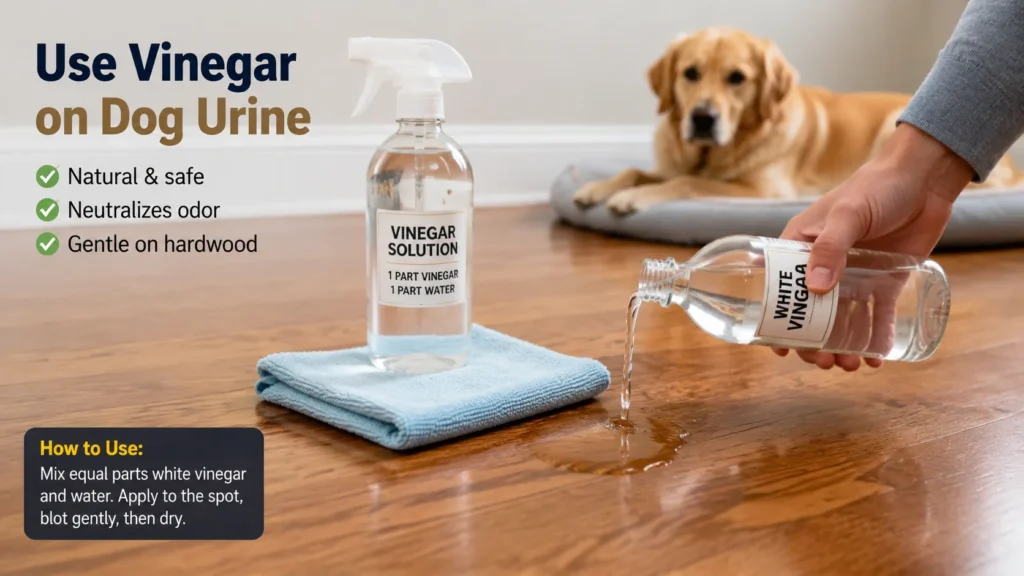 Use Vinegar on Dog Urine